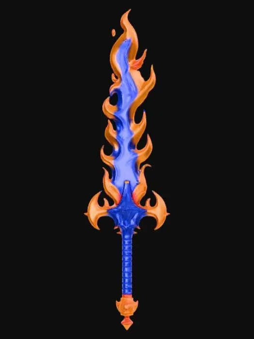 3D model for High detail, ridiculous, cartoon, weapon