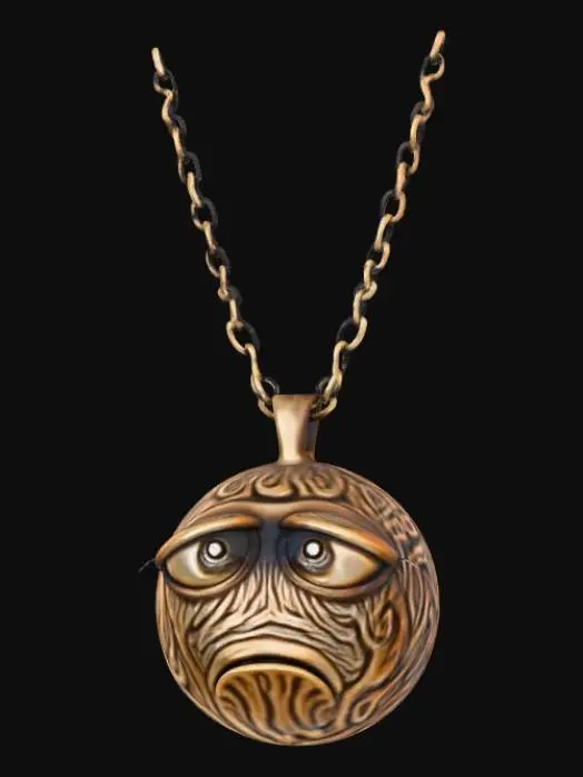 3D model for Im tired pendant