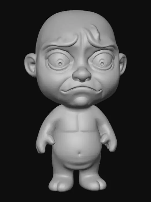 3D model for Im tired pendant, no chain