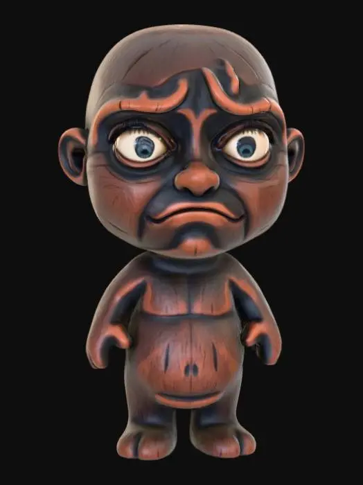 3D model for Im tired pendant, no chain