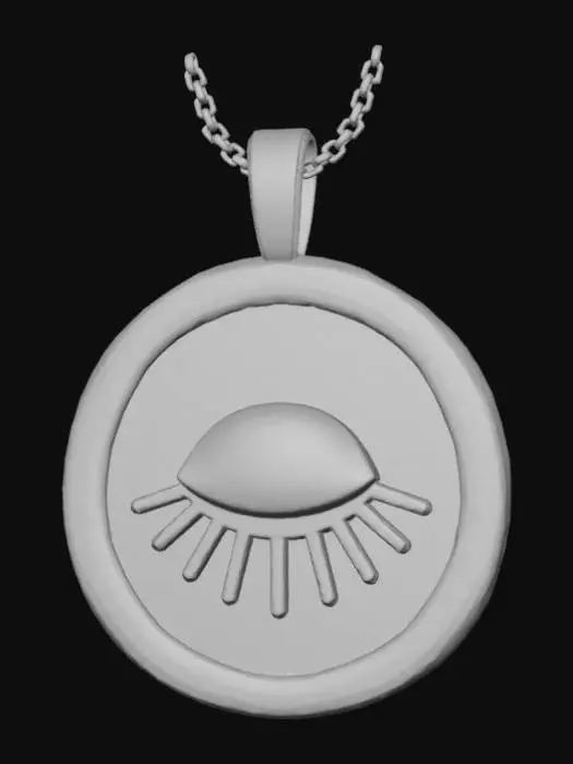 3D model for Im tired pendant