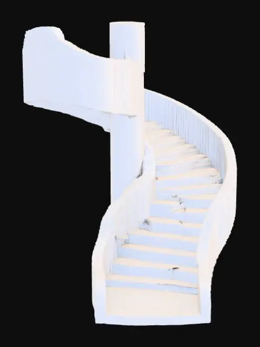 3D model for Low detail, winding slide