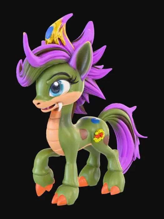 3D model for Demigorgon my little pony