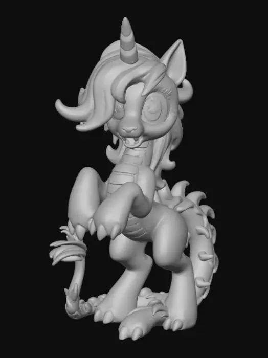 3D model for Demigorgon my little pony