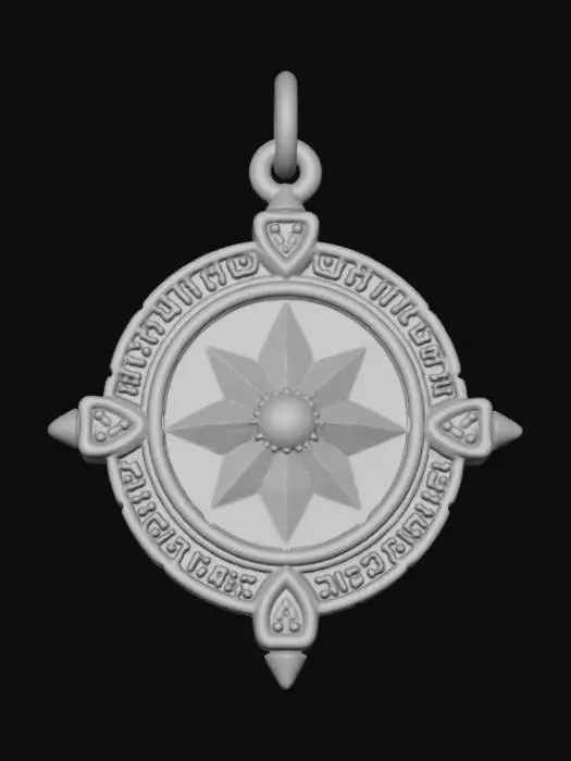 3D model for High Detail, pendant charm, The missing piece, no chain