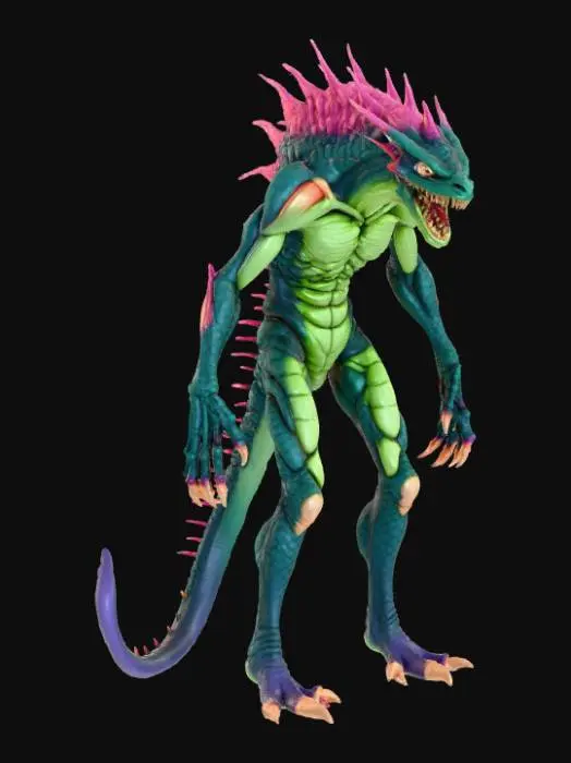 3D model for Random Monster Sculpture