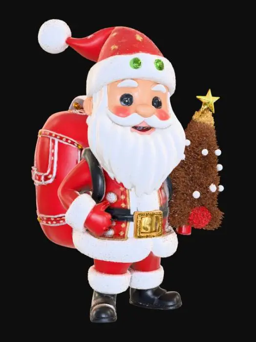 3D model for High detail, Extravagant, Santa Claus Funko Pop