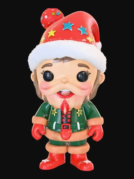 3D model for High detail, Extravagant, Christmas Funko Pop