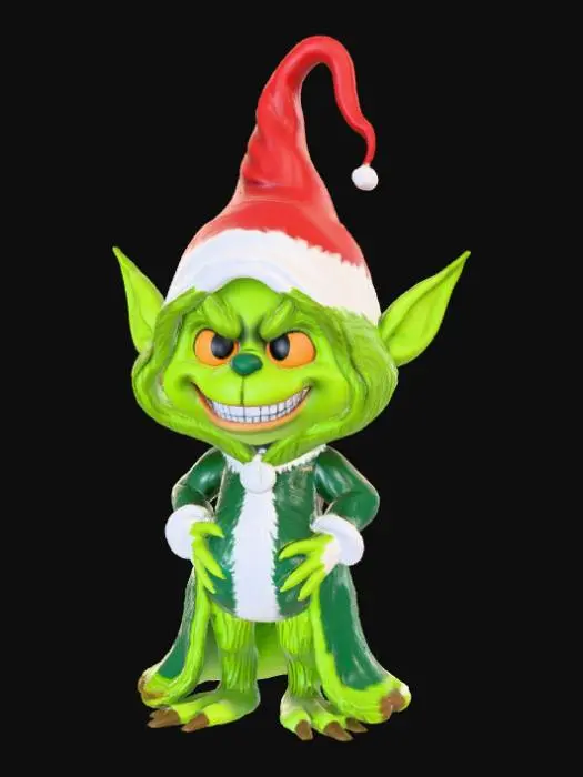 3D model for High detail, Extravagant, Grinch Funko Pop