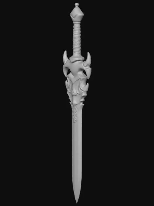 3D model for High detail, legendary, anime, extravagant, Artifact weapon