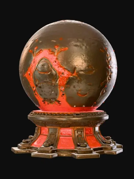 3D model for High detail, fantasy, prophet stone.