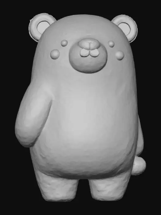 3D model for Smooth Simple detail, plain, kolala bear