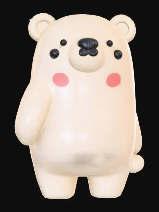 3D model for Smooth Simple detail, plain, kolala bear
