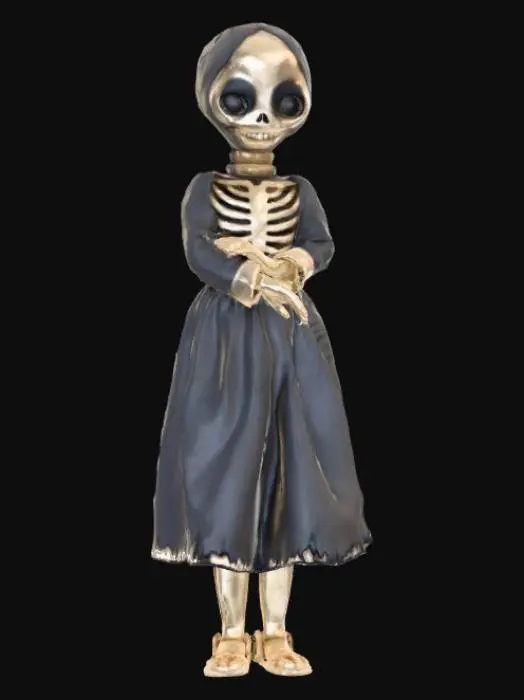 3D model for Low Detail, simple, horror charm, no chain