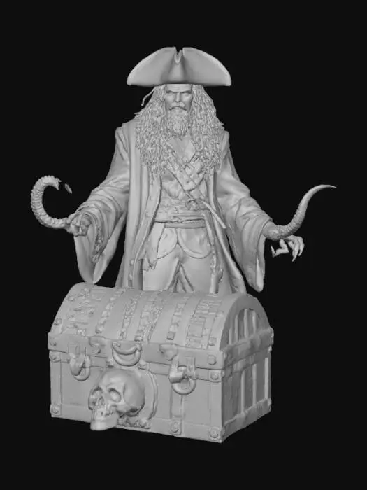 3D model for High detail, abstract, Davy Jones' Locker