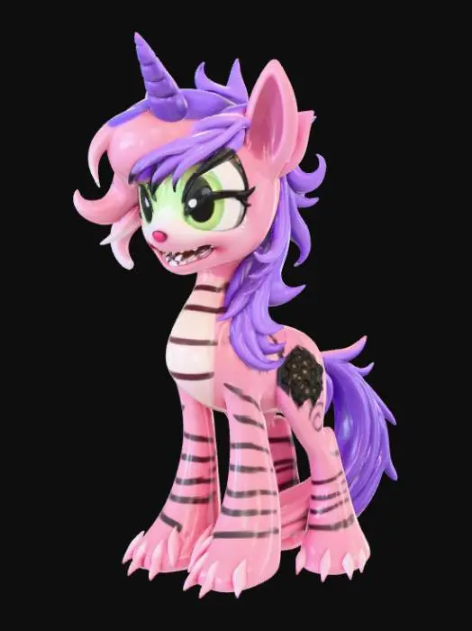 3D model for Demigorgon my little pony