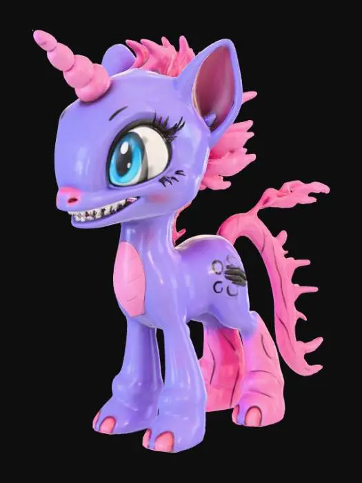3D model for Xenomorph my little pony