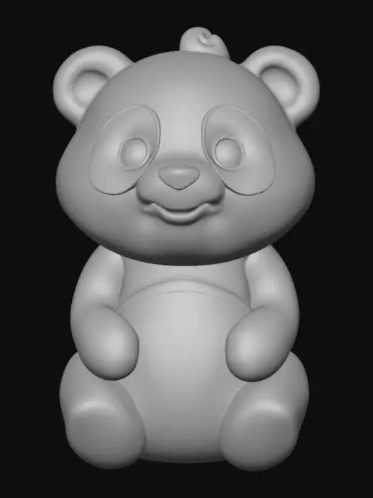 3D model for Panda Emoticon