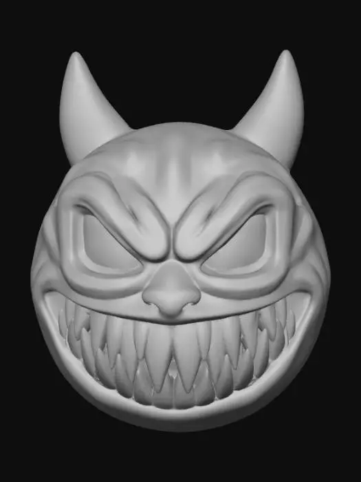 3D model for Hellfire Emoticon