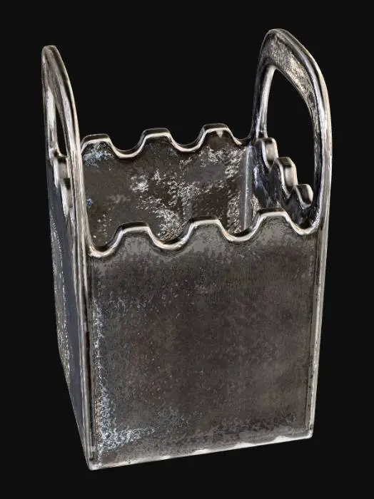 3D model for Thin Acrylic multi-slotted magazine holder