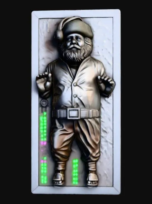 3D model for Frozen Claus in Carbonite