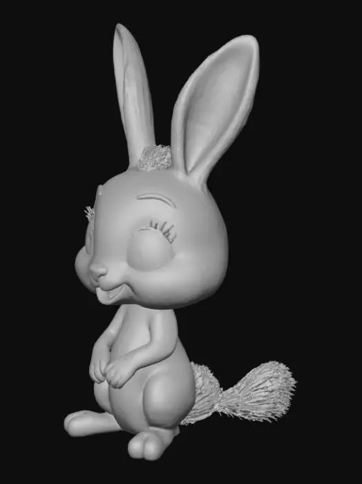 3D model for Rabbit Emoticon