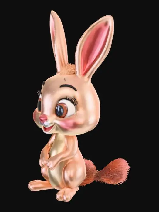 3D model for Rabbit Emoticon