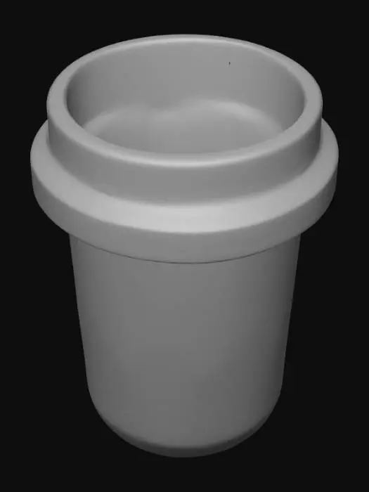 3D model for Smooth, low detail, Chibi Cartoon Pill Bottle sitting, smooth detail