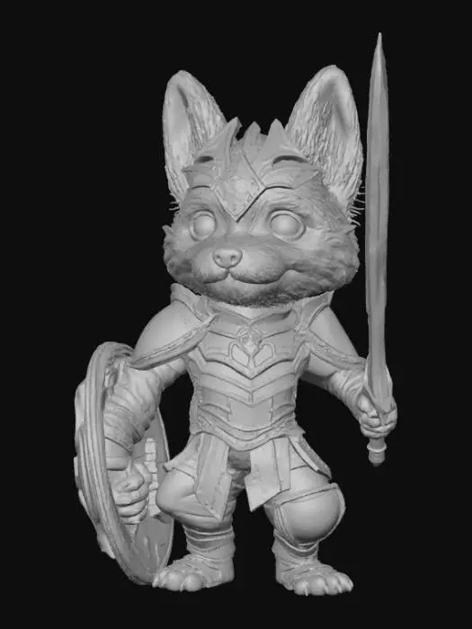 3D model for Knight of the Wilds