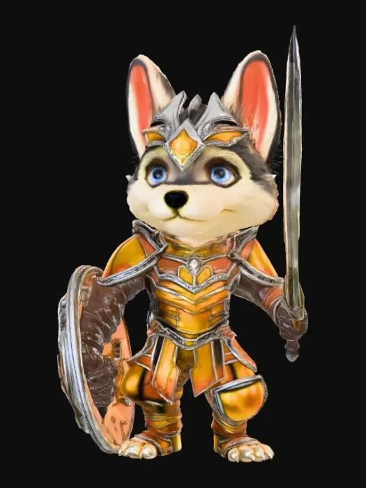 3D model for Knight of the Wilds