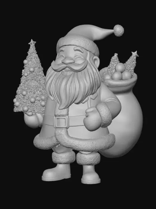 3D model for High detail, Extravagant, Santa Claus Funko Pop