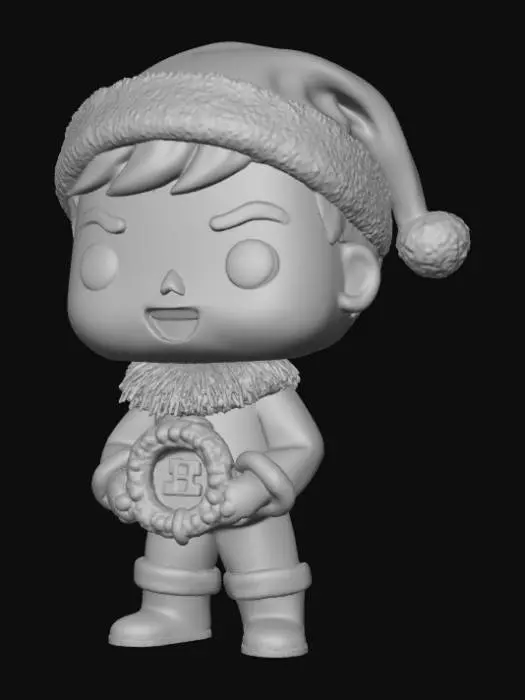 3D model for High detail, Extravagant, Christmas Funko Pop