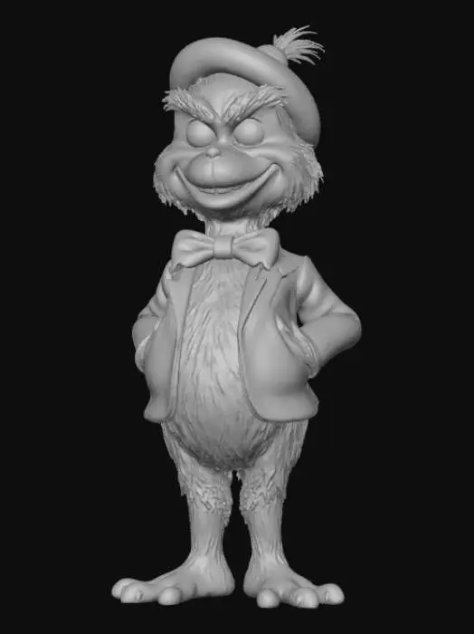 3D model for High detail, Extravagant, Grinch Funko Pop