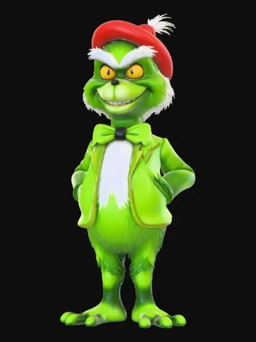 3D model for High detail, Extravagant, Grinch Funko Pop