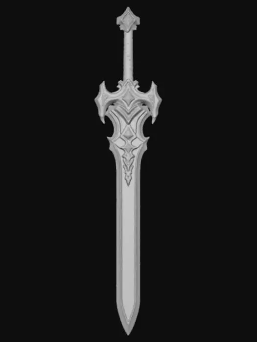 3D model for High detail, legendary, anime, extravagant, Artifact weapon