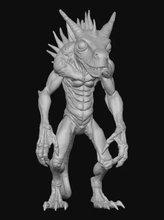 3D model for Random Monster Sculpture