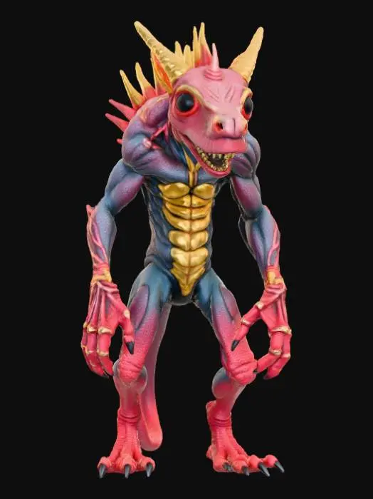 3D model for Random Monster Sculpture