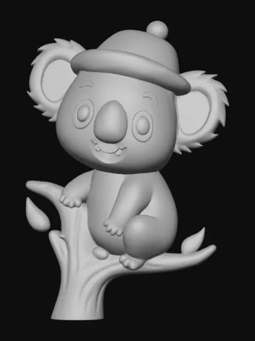 3D model for Simple detail, plain, kolala, kawaii, chibi