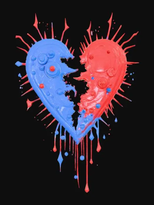 3D model for Heart Breaking Confusion, Music Band Logo