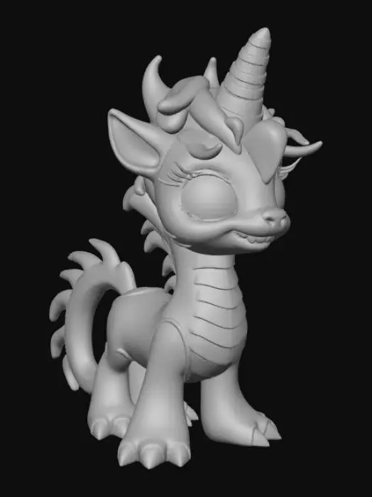 3D model for Demigorgon my little pony