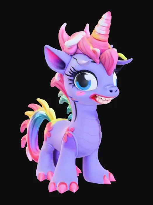 3D model for Demigorgon my little pony