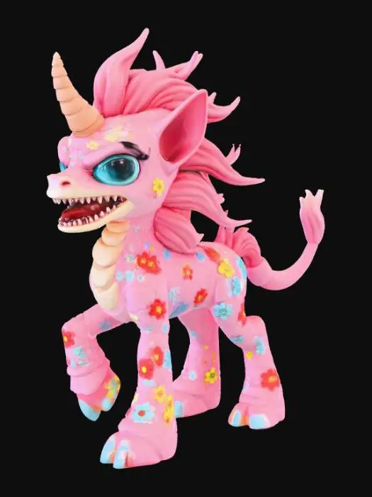 3D model for Demigorgon my little pony