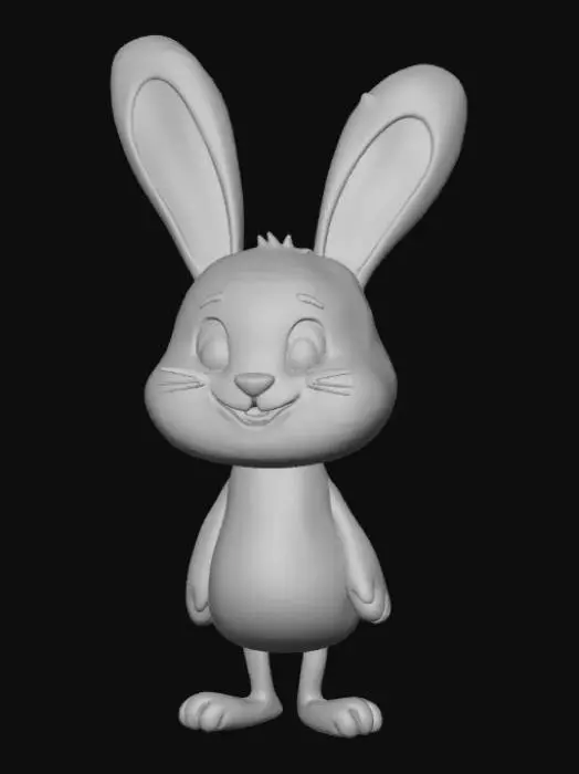 3D model for Rabbit Emoticon