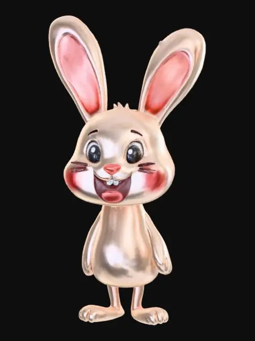3D model for Rabbit Emoticon