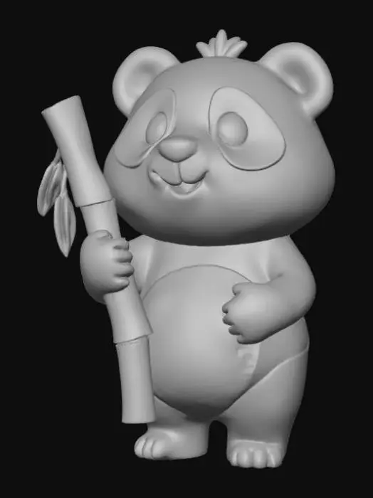 3D model for Panda Emoticon