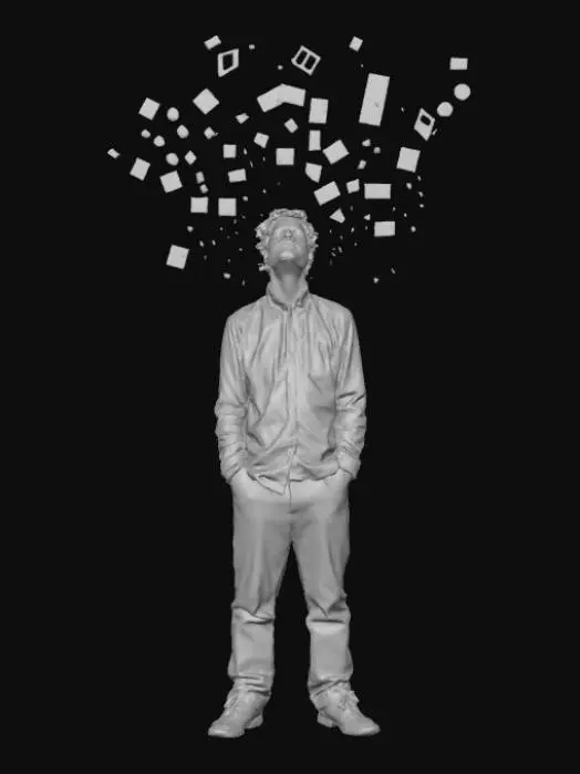 3D model for Abstract detail, but simple, "i forgot"