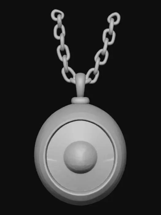 3D model for Im tired pendant