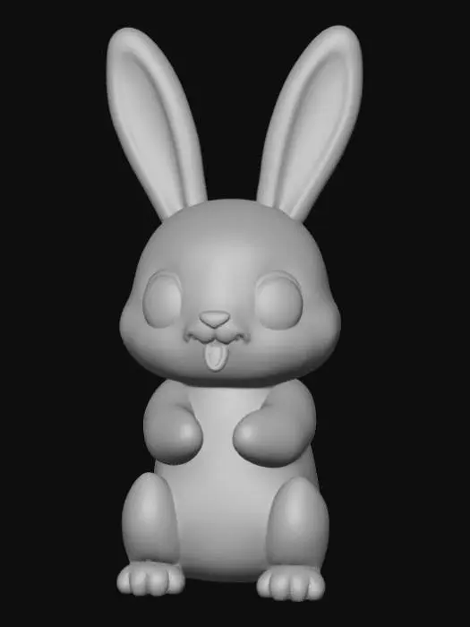 3D model for Rabbit Emoticon