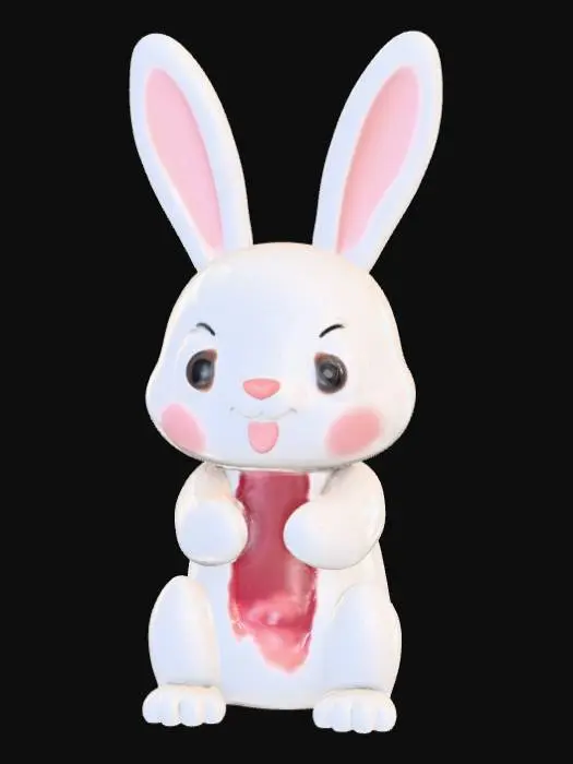 3D model for Rabbit Emoticon
