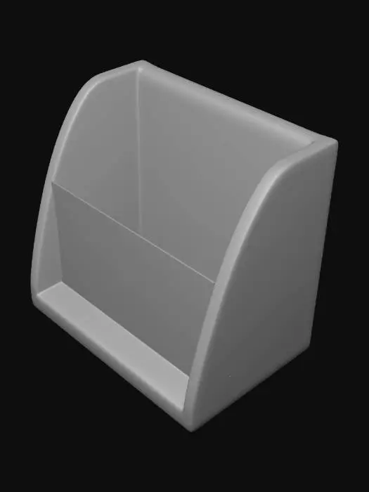 3D model for Thin Acrylic multi-slotted magazine holder